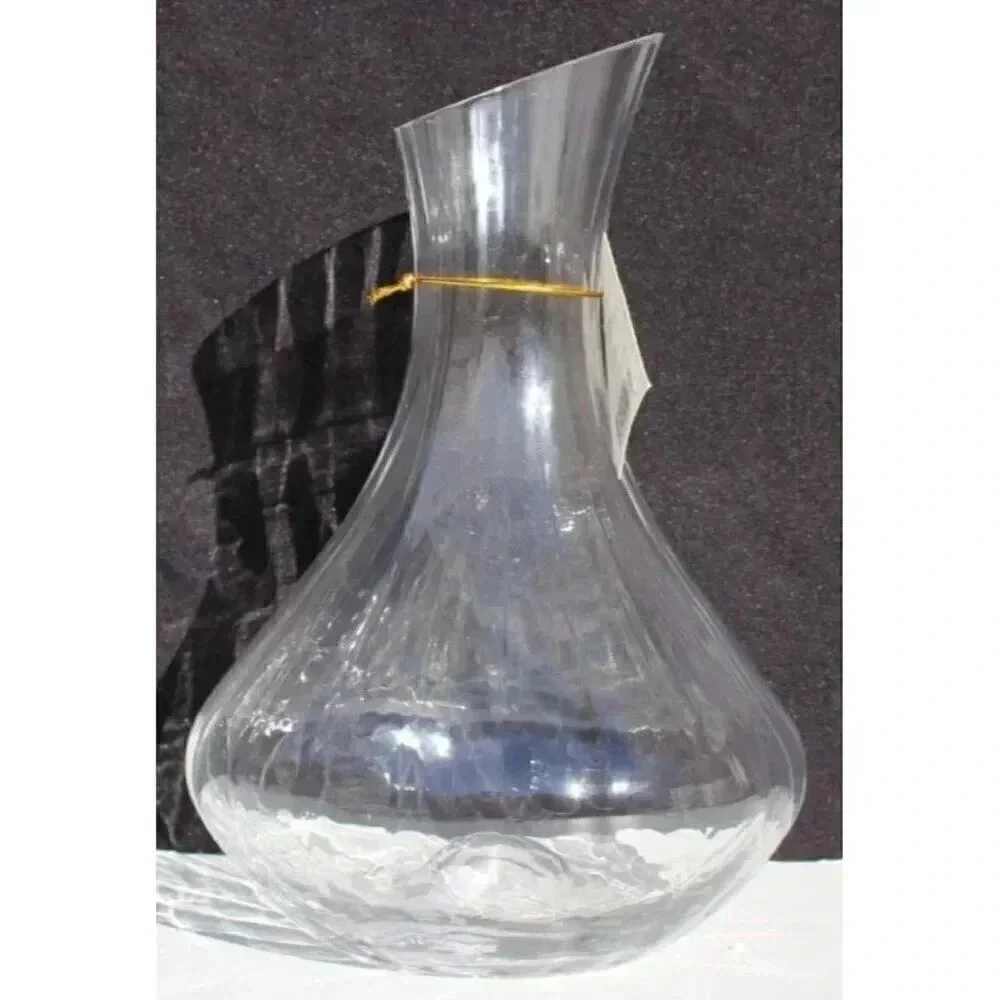 New Shabby Chic Glass Premium Linned Tannin Softening Elegant Wine Decanter